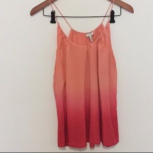 joie ombré silk tank size M